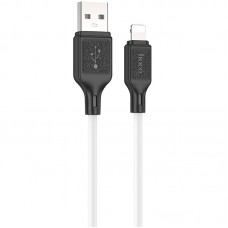 Дата кабель Hoco X90 Cool silicone USB to Lightning (1m)  White - 00000071073_1