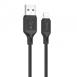 Дата кабель Hoco X90 Cool silicone USB to Lightning (1m)  Black - 00000071073_2
