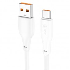 Дата кабель Hoco X93 Force USB to Type-C 100W (1m)  White - 00000064583_1