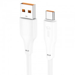 Дата кабель Hoco X93 Force USB to Type-C 100W (1m)  White - 00000064583_1