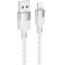 Дата кабель Hoco X99 Crystal Junction USB to Lightning (1m)  Gray - 00000066112_1