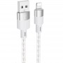 Дата кабель Hoco X99 Crystal Junction USB to Lightning (1m)