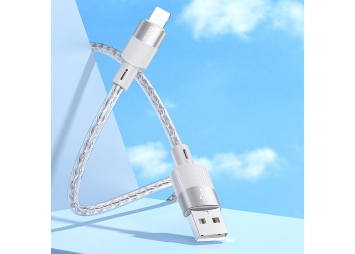 Дата кабель Hoco X99 Crystal Junction USB to Lightning (1m)