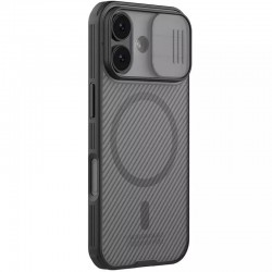 Карбонова накладка Nillkin CamShield Pro Magnetic для Apple iPhone 17 (6.3")  Transparent black - 00000081035_2