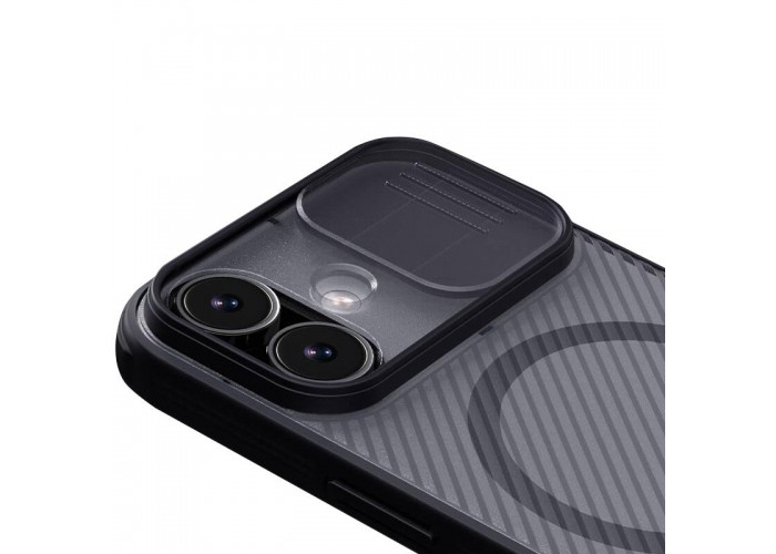 Карбонова накладка Nillkin CamShield Pro Magnetic для Apple iPhone 17 (6.3
