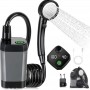 Портативний душ Spopal Pro Water Temp and Battery Level Indicator 6000mAh + bucket 20L (USB-C)