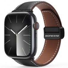 Ремінець Dux Ducis Genuine Leather для Apple Watch 42(ser.1-3)/44/45/46/49mm  Black - 00000079539_1