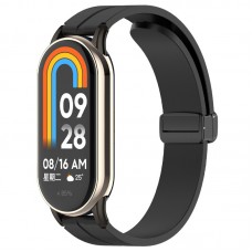 Ремінець Line Magnetic для Xiaomi Mi Band 9/8/10  Чорний / Black - 00000077060_1