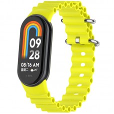 Ремінець Ocean Band для Xiaomi Mi Band 9/8/10  Жовтий / Flash - 00000077054_5