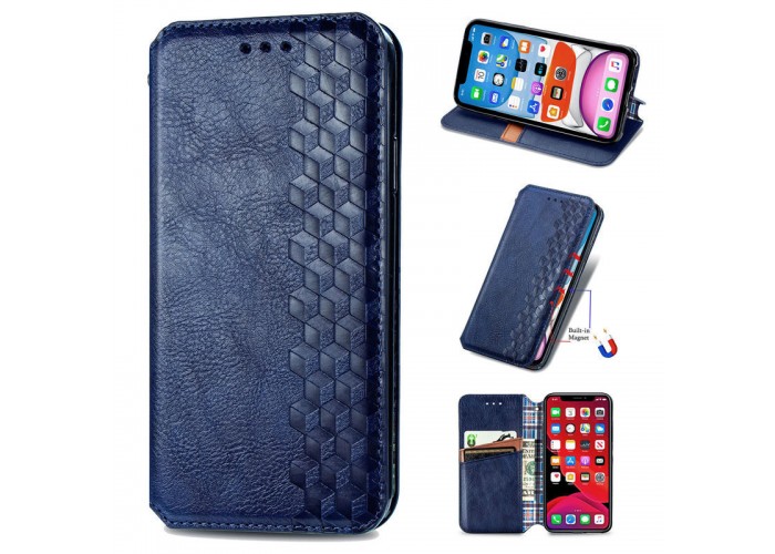 Шкіряний чохол-книжка GETMAN Cubic (PU) для Xiaomi Poco X5 Pro 5G / Redmi Note 12 Pro 5G