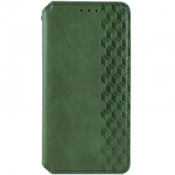 Шкіряний чохол-книжка GETMAN Cubic (PU) для Xiaomi Redmi 15C (EU)  Зелений - 00000081303_1