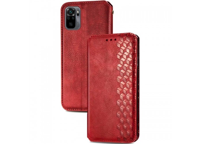 Шкіряний чохол-книжка GETMAN Cubic (PU) для Xiaomi Redmi Note 10 / Note 10s
