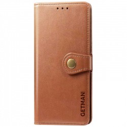 Шкіряний чохол-книжка GETMAN Gallant (PU) для Samsung Galaxy M14 5G  Коричневий - 00000063822_2