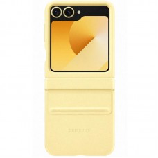 Шкіряний чохол Leather Case (AAA) для Samsung Galaxy Z Flip6  Yellow - 00000073287_4