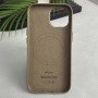 Шкіряний чохол Leather Case (AAA) with MagSafe and Animation для Apple iPhone 15 Pro (6.1