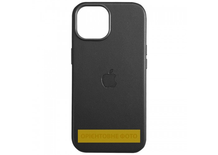 Шкіряний чохол Leather Case (AAA) with MagSafe and Animation для Apple iPhone 16 Plus (6.7