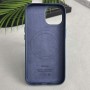 Шкіряний чохол Leather Case (AAA) with MagSafe and Animation для Apple iPhone 16 Pro (6.3
