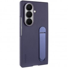 Шкіряний чохол Leather Case (AAA) with stand для Samsung Galaxy Z Fold7  Navy - 00000080404_3