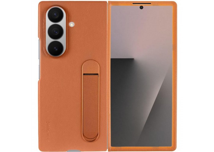 Шкіряний чохол Leather Case (AAA) with stand для Samsung Galaxy Z Fold7