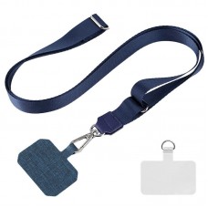 Шнурок широкий (2см) 140см  Dark Blue - 00000077803_2