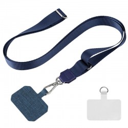Шнурок широкий (2см) 140см  Dark Blue - 00000077803_2