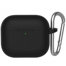 Силіконовий футляр BlueO Liquid silicone для навушників Airpods 4  Black - 00000086660_1