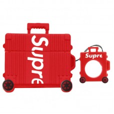 Силіконовий футляр Brand для навушників AirPods 3 + кільце  Supreme red - 00000066375_6