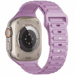Силіконовий ремінець Defense для Apple Watch 38/40/41/42mm(ser.10) (140-190mm)  Purple - 00000085210_4