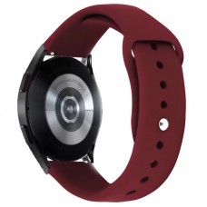 Силіконовий ремінець Sport для Smart Watch 20mm  Бордовий / Maroon - 00000068670_32