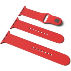 Силіконовий ремінець для Apple Watch Sport Band 38/40/41/42mm(ser.10) (S/M & M/L) 3pcs  Червоний / Red - 00000032192_8