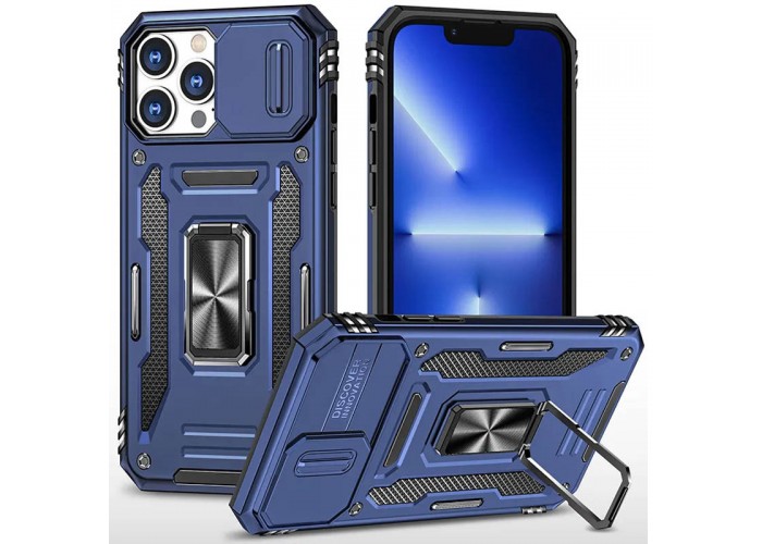 Ударостійкий чохол Camshield Army Ring для Apple iPhone 14 Pro Max (6.7