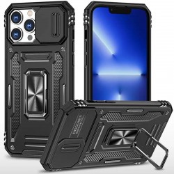 Ударостійкий чохол Camshield Army Ring для Apple iPhone 14 Pro Max (6.7")  Чорний / Black - 00000062788_6