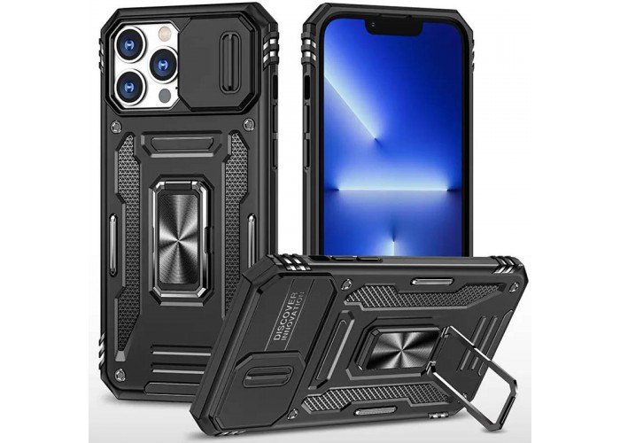 Ударостійкий чохол Camshield Army Ring для Apple iPhone 14 Pro Max (6.7