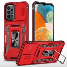 Ударостійкий чохол Camshield Army Ring для Samsung Galaxy A23 4G  Червоний / Red - 00000055271_3