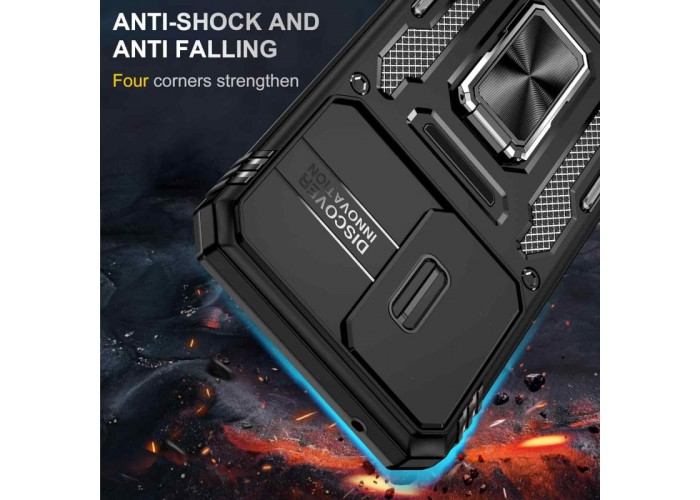 Ударостійкий чохол Camshield Army Ring для Samsung Galaxy S22