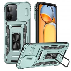 Ударостійкий чохол Camshield Army Ring для Xiaomi Redmi 13C / Poco C65  Зелений / Light Green - 00000072802_2