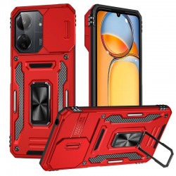 Ударостійкий чохол Camshield Army Ring для Xiaomi Redmi 15 (EU)  Червоний / Red - 00000083635_3