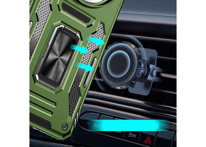 Ударостійкий чохол Camshield Army Ring для Xiaomi Redmi Note 14 Pro 4G/5G / Poco X7