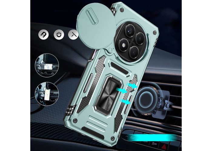 Ударостійкий чохол Camshield Army Ring для Xiaomi Redmi Note 14 Pro 4G/5G / Poco X7
