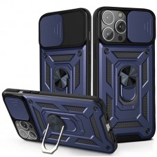 Ударостійкий чохол Camshield Serge Ring для Apple iPhone 12 Pro / 12 (6.1")  Синій - 00000068611_6