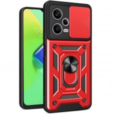Ударостійкий чохол Camshield Serge Ring для Xiaomi Redmi Note 12 Pro+ 5G  Червоний - 00000064993_4