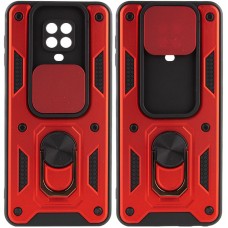Ударостійкий чохол Camshield Serge Ring для Xiaomi Redmi Note 9s / Note 9 Pro / 9 Pro Max  Червоний - 00000047750_4