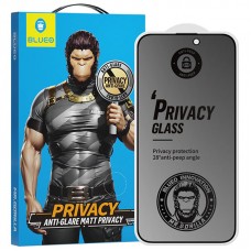 Захисне 2.5D скло Blueo Full Cover Anti-Peep Matte для Apple iPhone 15 Pro Max (6.7")  Чорний - 00000071032_1