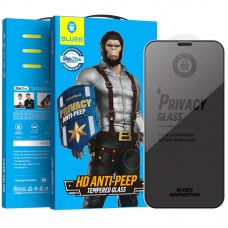 Захисне 2.5D скло Blueo Full Cover Anti-Peep для Apple iPhone 12 Pro / 12 (6.1")  Чорний - 00000057426_1