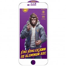Захисне скло 5D Anti-static Purple (тех.пак) для Apple iPhone 7 plus / 8 plus (5.5")  Білий - 00000074291_1