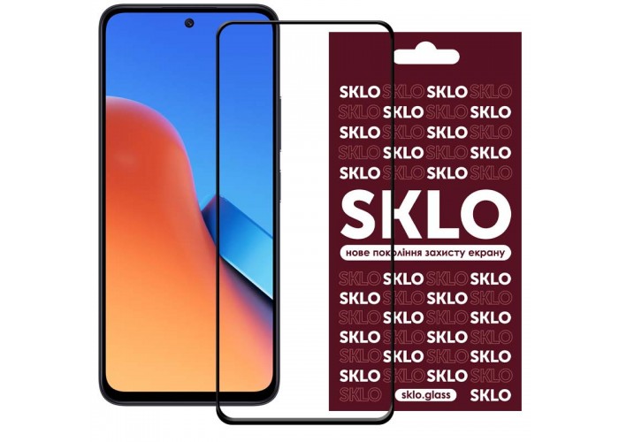 Захисне скло SKLO 3D для Xiaomi Redmi 12 / 13 / Poco M6 Pro 5G / M6 4G