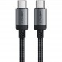 Дата кабель Acefast C20-03 Type-C to Type-C 60W (1.2m)  Black - 00000086098_1