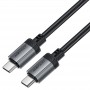 Дата кабель Acefast C20-03 Type-C to Type-C 60W (1.2m)  Black - 00000086098_1