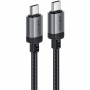 Дата кабель Acefast C20-03 Type-C to Type-C 60W (1.2m)  Black - 00000086098_1