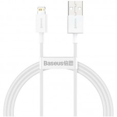 Дата кабель Baseus Superior Series Fast Charging Lightning Cable 2.4A (1m) (CALYS-A)  Белый - 00000053344_2